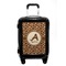 Giraffe Print Carry On Hard Shell Suitcase - Front