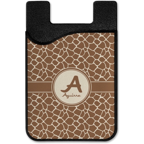 Giraffe Print Cell Phone Credit Card Holder