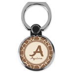 Giraffe Print Cell Phone Ring Stand & Holder (Personalized)