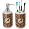 Giraffe Print Ceramic Bathroom Accessories
