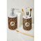 Giraffe Print Ceramic Bathroom Accessories - LIFESTYLE (toothbrush holder & soap dispenser)