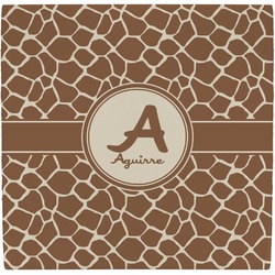 Giraffe Print Ceramic Tile Hot Pad (Personalized)