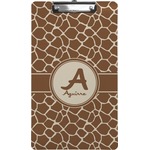 Giraffe Print Clipboard (Legal Size) (Personalized)