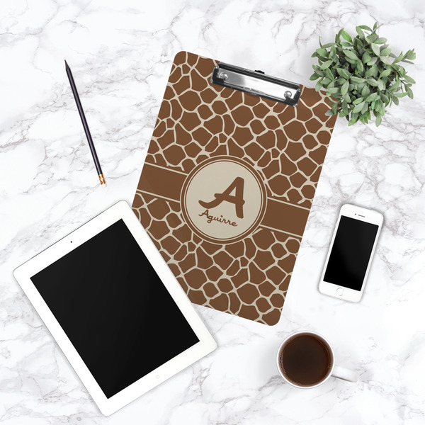 Giraffe Print Clipboard - Lifestyle Photo