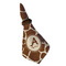 Giraffe Print Cloth Napkins - Personalized Dinner (Folded in Ring) (MAIN)