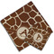 Giraffe Print Cloth Napkins - Personalized Lunch & Dinner (PARENT MAIN)