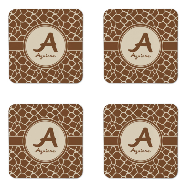 Giraffe Print Coaster Set - APPROVAL