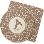 Giraffe Print Rubber Backed Coaster (Personalized)