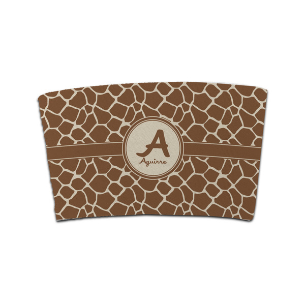 Custom Giraffe Print Coffee Cup Sleeve (Personalized)