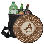Giraffe Print Collapsible Cooler & Seat (Personalized)