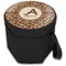 Giraffe Print Collapsible Personalized Cooler & Seat (Closed)