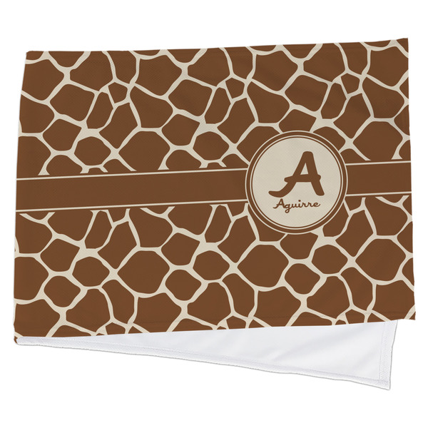 Custom Giraffe Print Cooling Towel (Personalized)