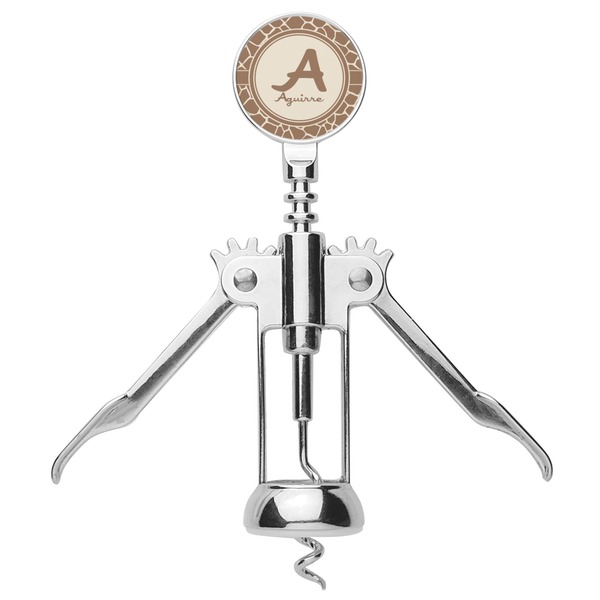 Giraffe Print Corkscrew - Alt