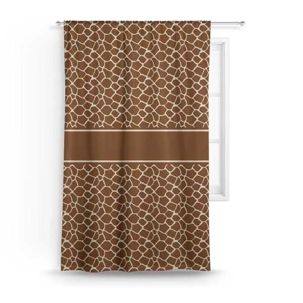 Custom Giraffe Print Curtain - 50"x84" Panel