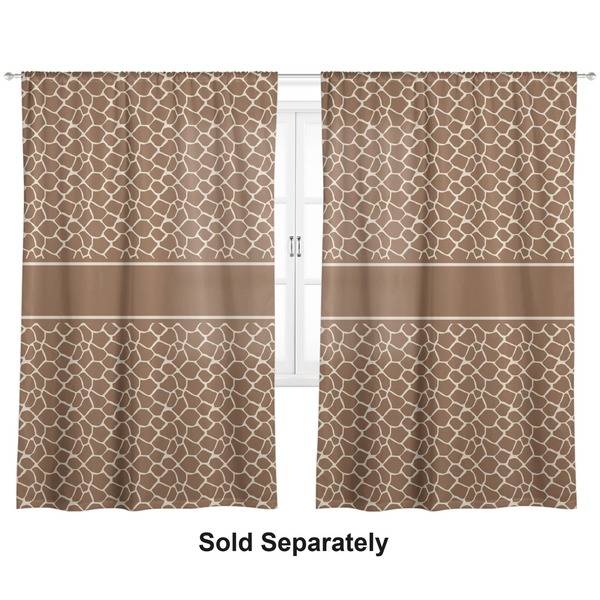 Giraffe Print Curtains