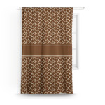 Giraffe Print Curtain Panel - Custom Size