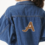 Giraffe Print Twill Iron On Patch - Custom Shape - X-Large (Personalized)