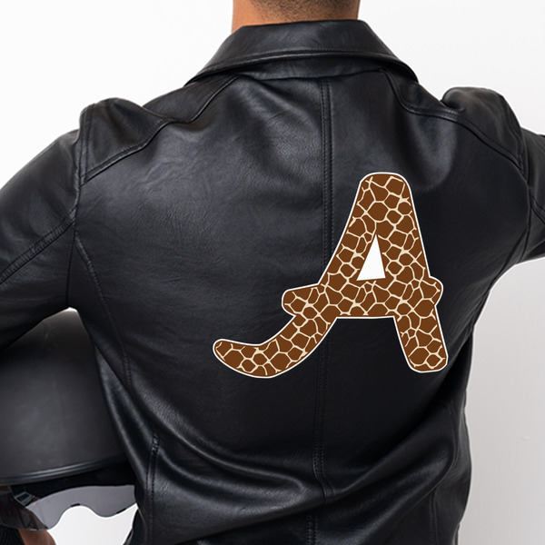 Giraffe Print Custom Shape Iron On Patches - XXXL - APPROVAL