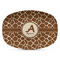 Giraffe Print Plastic Platter - Microwave & Oven Safe Composite Polymer (Personalized)