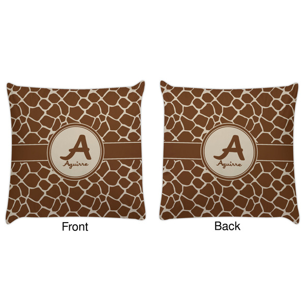 Giraffe Print Decorative Pillow Case - Approval