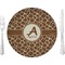 Giraffe Print Glass Lunch / Dinner Plate 10" (Personalized)