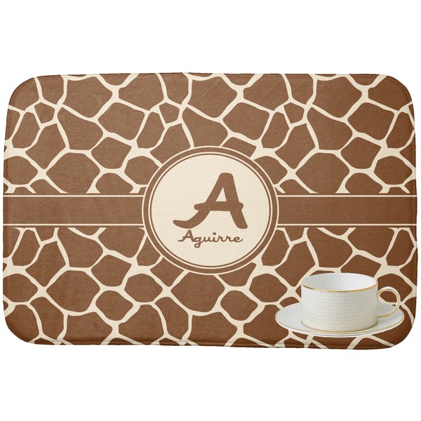 Giraffe Print Dish Drying Mat