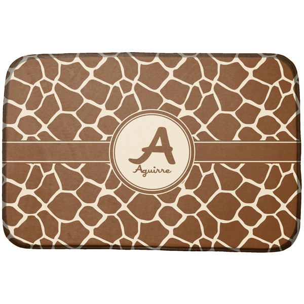 Custom Giraffe Print Dish Drying Mat (Personalized)