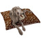 Giraffe Print Dog Bed - Large LIFESTYLE
