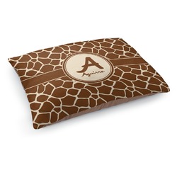 Giraffe Print Dog Bed - Medium w/ Name and Initial