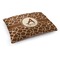 Giraffe Print Dog Bed - Medium w/ Name and Initial
