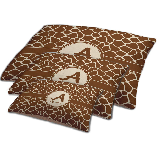 Giraffe Print Dog Beds - MAIN (sm, med, lrg)