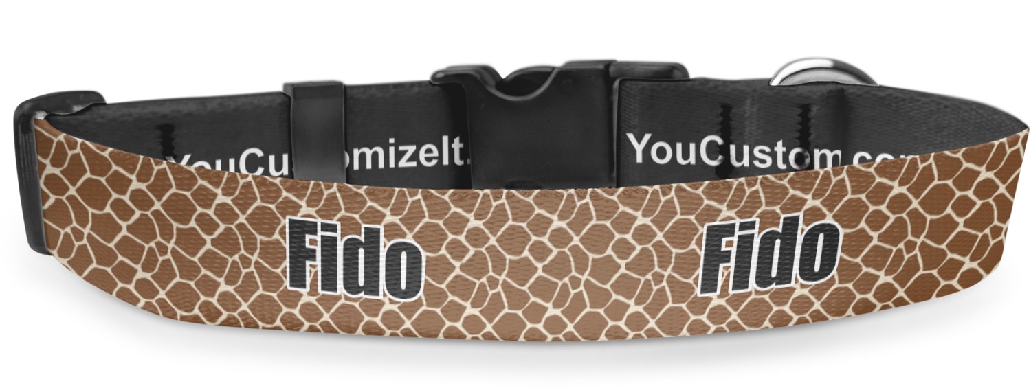 giraffe dog collar