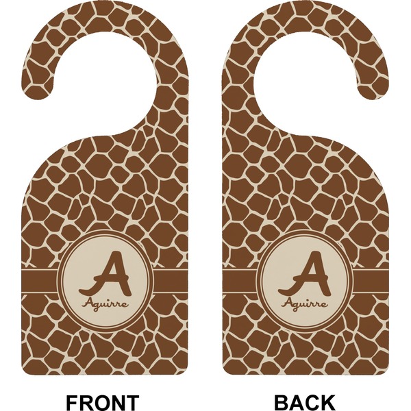 Giraffe Print Door Hanger (Approval)
