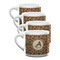 Giraffe Print Double Shot Espresso Mugs - Set of 4 Front