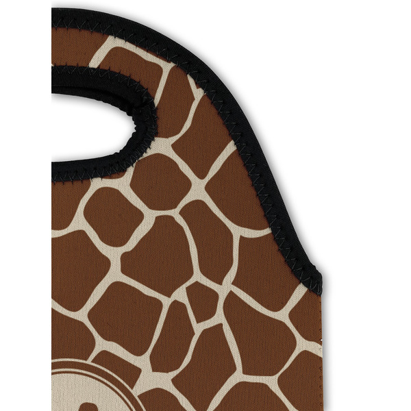 Giraffe Print Double Wine Tote - Detail 1 (new)