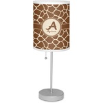 Giraffe Print 7" Drum Lamp with Shade Polyester (Personalized)
