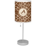 Giraffe Print Lamp with Drum Shade (Personalized)