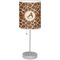 Giraffe Print Drum Lampshade with base included
