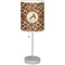 Giraffe Print Lamp with Drum Shade (Personalized)