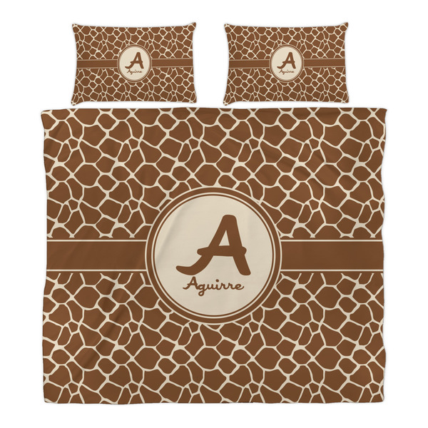 Giraffe Print Duvet Cover Set - King - Alt Approval
