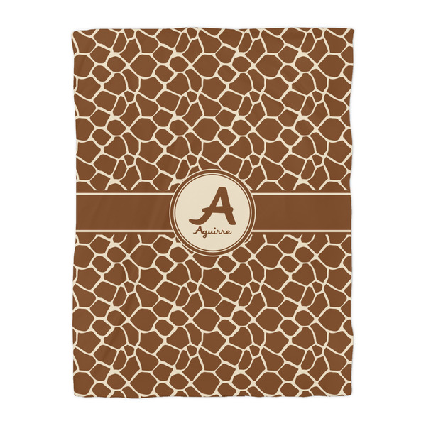 Giraffe Print Duvet Cover - Twin - Front