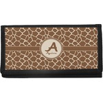 Giraffe Print Canvas Checkbook Cover (Personalized)