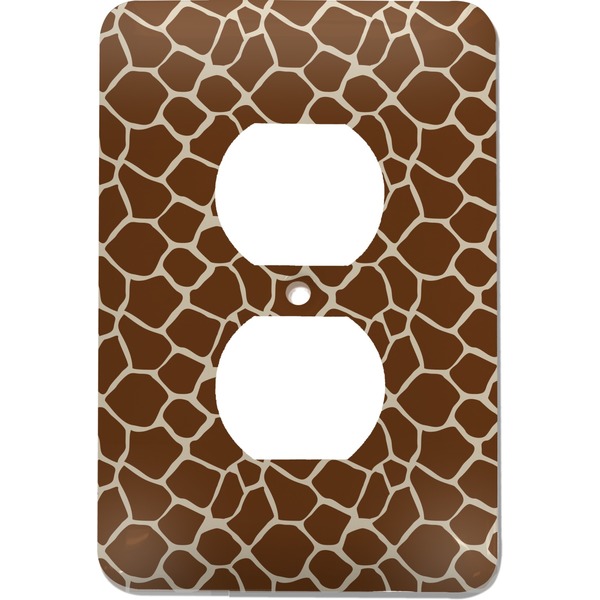 Custom Giraffe Print Electric Outlet Plate
