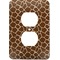 Giraffe Print Electric Outlet Plate