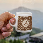 Giraffe Print Single Shot Espresso Cup - Single (Personalized)