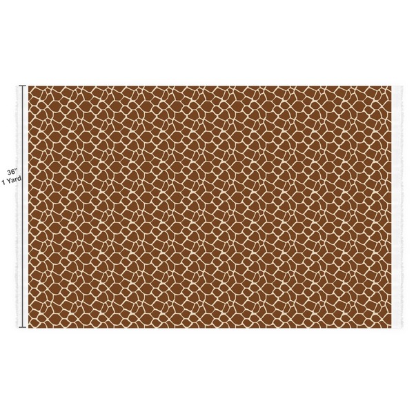 Giraffe Print Fabric Full Yard