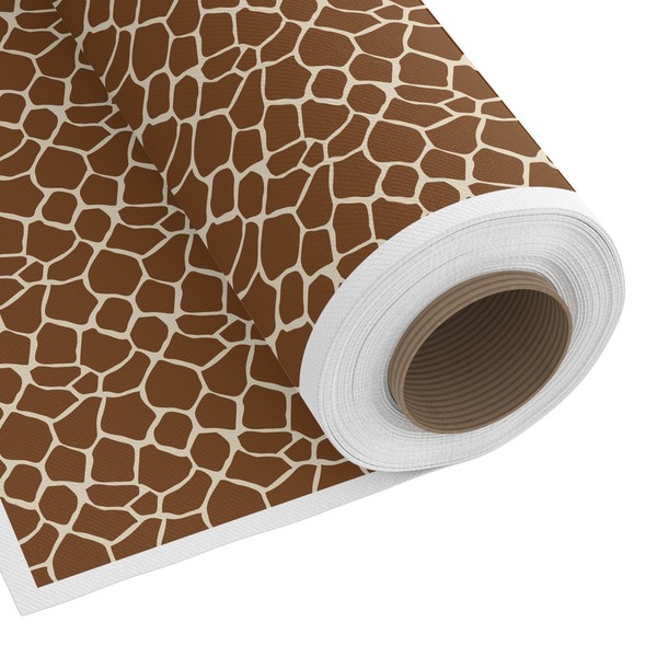 Custom Giraffe Print Fabric by the Yard - Copeland Faux Linen