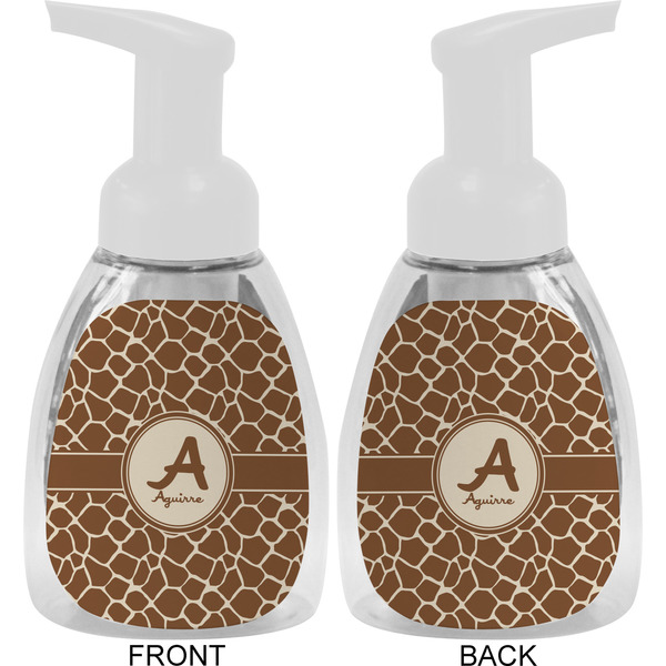Giraffe Print Foam Soap Bottle Approval - White