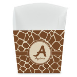 Giraffe Print French Fry Favor Boxes (Personalized)