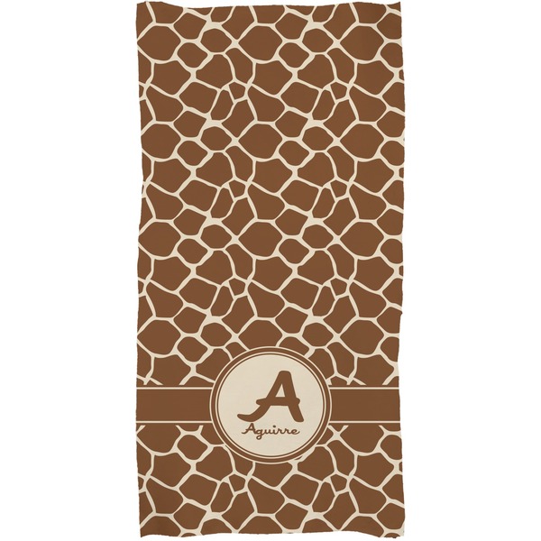 Giraffe Print Full Sized Bath Towel - Apvl